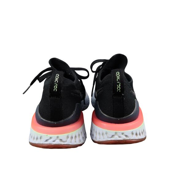 Nike Shoes Womens 6.5 Sneakers Epic React Flyknit Trainer Athletic Running Black - Picture 5 of 12